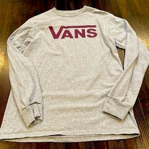 Young men’s Vans long sleeve t shirt size small